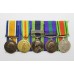 WW1 British War & Victory Medal, India General Service Medal (Afghanistan N.W.F. 1919), General Service Medal (Iraq) & WW2 Defence Medal Group of Five - Gnr. J.S. Taylor, Royal Artillery