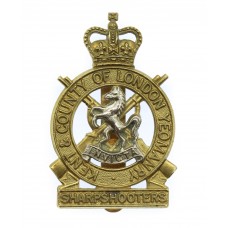 Kent & County of London Yeomanry (Sharpshooters) Bi-Metal Cap