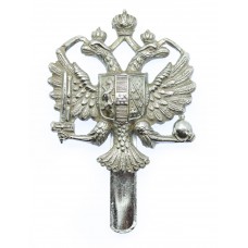 Queen's Dragoon Guards Chrome Cap Badge