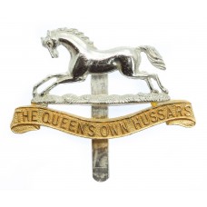 Queen's Own Hussars Anodised (Staybrite) Cap Badge