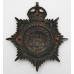 Northampton Borough Police Night Helmet Plate - King's Crown