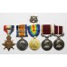 Hughes Family WW1 R.A.M.C. Mons Star & Bar, MID, LSGC & MSM & WW2 R.A.F. Air Crew Europe Father & Son Medal Group