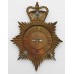 Northampton Borough Police Night Helmet Plate - Queen's Crown