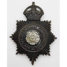 Northamptonshire Constabulary Night Helmet Plate - King's Crown