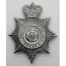 Northamptonshire Police Helmet Plate - Queen's Crown