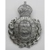 Guernsey Police Wreath Helmet Plate - King's Crown