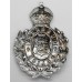 Guernsey Police Wreath Helmet Plate - King's Crown