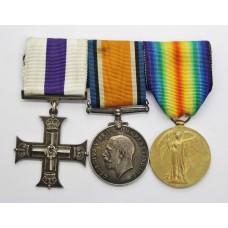 WW1 Military Cross, British War & Victory Medal Group - Lieut. P.H. Leach, Royal Field Artillery