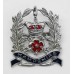 Hampshire Constabulary Sergeants Enamelled Cap Badge - Queen's Crown