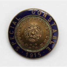 WW1 Northamptonshire Special Constable 1915 Enamelled Lapel Badge