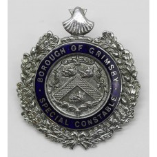 Borough of Grimsby Special Constable Enamelled Cap Badge