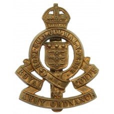 Royal Army Ordnance Corps (R.A.O.C.) Cap Badge - King's Crown