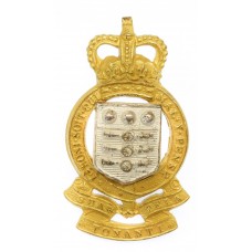 Royal Army Ordnance Corps (R.A.O.C.) Officer's Dress Cap Badge - Queen's Crown