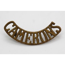 Queen's Own Cameron Highlanders (CAMERONS) Shoulder Title