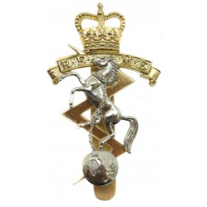 Royal Electrical & Mechanical Engineers (R.E.M.E.) Anodised (Staybrite) Cap Badge