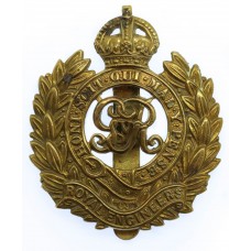 George V Royal Engineers Cap Badge