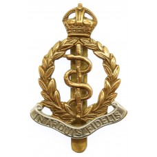Royal Army Medical Corps (R.A.M.C.) Bi-Metal Cap Badge - King's Crown