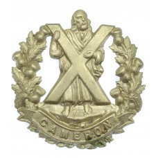 Queen's Own Cameron Highlanders Cap Badge