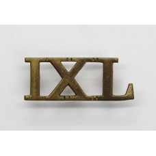 9th Lancers (IXL) Shoulder Title