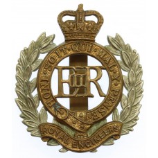 EIIR Royal Engineers Bi-Metal Cap Badge