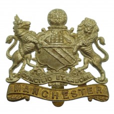Manchester Regiment Coat of Arms Cap Badge