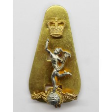Royal Corps of Signals Bi-Metal Cap Badge - Queen's Crown