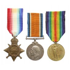 Rare Native Gurkha Officer's WW1 1914-15 Star Medal Trio - Jemadar (Later Subedar) Balandhar Rai, 2/7th Gurkha Rifles