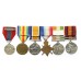 QSA (Clasps - Cape Colony, Paardeberg, Driefontein, Johannesburg, Diamond Hill), KSA (Clasps - South Africa 1901, South Africa 1902), 1914 Mons Star, British War Medal, Victory Medal & George VI Imperial Service Medal Group of Six - Dvr. A. Boyall, Army Service Corps