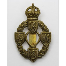 Royal Electrical & Mechanical Engineers (R.E.M.E.) Cap Badge - King's Crown