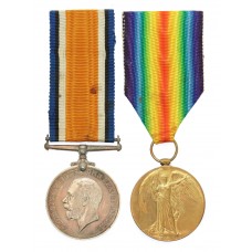 WW1 British War & Victory Medal Pair - Pte. H.G.T. Major, Durham Light Infantry