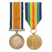 WW1 British War & Victory Medal Pair - Pte. H.G.T. Major, Durham Light Infantry