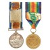 WW1 British War & Victory Medal Pair - Pte. H.G.T. Major, Durham Light Infantry