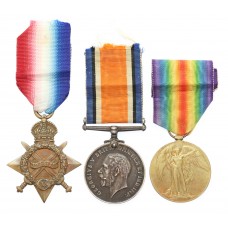 WW1 1914-15 Star Medal Trio - Sjt. G. Davies, Welsh Regiment