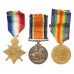 WW1 1914-15 Star Medal Trio - Sjt. G. Davies, Welsh Regiment