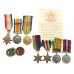 Ray Family WW1 / WW2 Father & Son Casualty Medal Group - 10th Hussars / M.G.C. (Cav.) and 2nd Bn. Lincolnshire Regiment