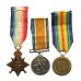 Ray Family WW1 / WW2 Father & Son Casualty Medal Group - 10th Hussars / M.G.C. (Cav.) and 2nd Bn. Lincolnshire Regiment