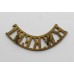 Royal West Kent Regiment (R.W.KENT) Brass Shoulder Title