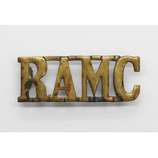 Royal Army Medical Corps (R.A.M.C) Brass Shoulder Title