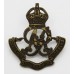 Queen's Own Oxfordshire Hussars Cap Badge - King's Crown