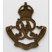 Queen's Own Oxfordshire Hussars Cap Badge - King's Crown