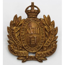 Scarce 18th Hussars (Princess of Wales's) Cap Badge (c.1904-05)