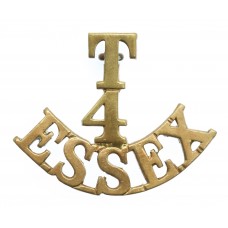 4th Territorial Bn. Essex Regiment (T/4/ESSEX) Shoulder Title