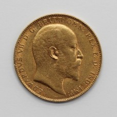 1906 Edward VII 22ct Gold Full Sovereign Coin (Perth Mint)