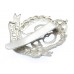 George VI Corps of Military Police Chromed Cap Badge
