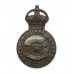 Royal Military Academy, Woolwich Officer Cadet Cap Badge - King's Crown