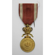 Belgium Order of the Crown Merit Medal - 1st Class