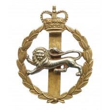 King's Own Royal Border Regiment Bi-Metal Cap Badge - Queen's Crown