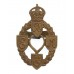 Royal Electrical & Mechanical Engineers (R.E.M.E.) Officer's Service Dress Cap Badge - King's Crown (1st Pattern)