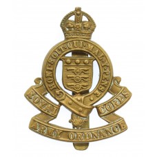 Royal Army Ordnance Corps (R.A.O.C.) Cap Badge - King's Crown