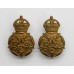 Pair of Women's Royal Army Corps (W.R..A.C.) Collar Badges - King's Crown